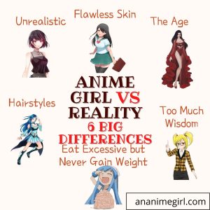 characters vs real anime girl